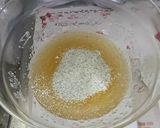 ★サイリウム南国風プリン　おから粉ケーキ作り方4写真