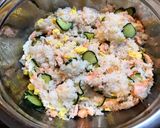 ごまが香る☆銀鮭のちらし寿司作り方5写真