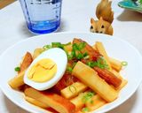 お腹も満足♥️ちくわぶで甘辛トッポギ風！作り方9写真