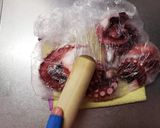 レンジde簡単！タコのトマト煮作り方1写真