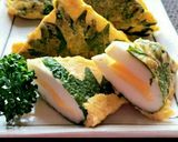 はんぺんの、チーズ、青しそ入りピカタ焼き作り方8写真
