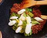すぐ使える揚げナスとピーマンの麻婆作り方5写真