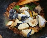 すぐ使える揚げナスとピーマンの麻婆作り方6写真