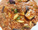 すぐ使える揚げナスとピーマンの麻婆作り方9写真