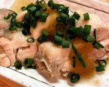4分レンジ 塩麹で柔らか蒸し鶏おろし和え作り方6写真