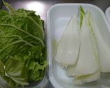 旨っ♥️鶏皮と白菜の芯のマリネ作り方7写真