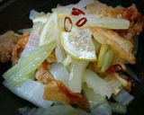旨っ♥️鶏皮と白菜の芯のマリネ作り方16写真