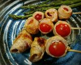 プチおかず♥️豚バラとミニトマトの串焼き作り方10写真