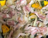 豚バラとかぼちゃのさっぱり昆布ポン酢炒め作り方3写真