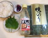 大葉としば漬けの巻き寿司作り方1写真