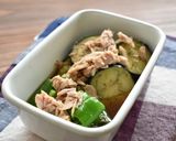 めんつゆで簡単♪ナスとピーマンの焼き浸し作り方4写真