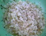 新玉ねぎドレッシングでトマトと豆腐サラダ作り方1写真