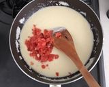 濃厚明太子クリームパスタ作り方3写真