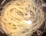 簡単☆納豆和風パスタ作り方1写真