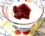 ヨーグルト苺ジャムのせ作り方5写真