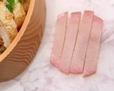 6月７日 チキンチーズ ハムリボン弁当作り方3写真