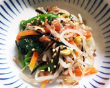 豆もやしとほうれん草のお浸し作り方6写真