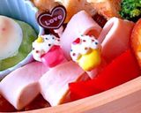 6月７日 チキンチーズ ハムリボン弁当作り方14写真