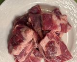 骨付きポークリブの煮込み作り方1写真