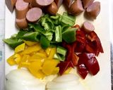ウインナーと野菜の甘酢炒め作り方1写真