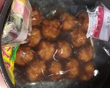 レトルト肉団子で酢豚風炒め物作り方2写真