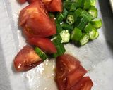 トマトとオクラの冷やしぶっかけ飯作り方1写真