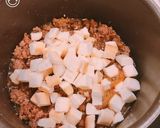 お麩でかさ増し肉そぼろの、３色そぼろ丼作り方5写真