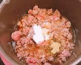 お麩でかさ増し肉そぼろの、３色そぼろ丼作り方4写真