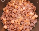お麩でかさ増し肉そぼろの、３色そぼろ丼作り方6写真