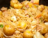 ジャーマンポテト風⁂カレー焼きそば作り方7写真