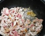 簡単!砂糖でお肉を炒める*豚こま煮*作り方4写真