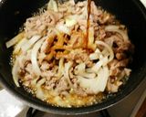 簡単!砂糖でお肉を炒める*豚こま煮*作り方6写真