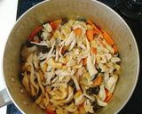 【シンプル♪】きのこと鶏肉の炊き込みご飯作り方2写真