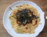お葱と紅しょうがだけの薄焼き♫作り方4写真