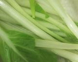 白だしでしゃくし菜(雪白体菜)のおひたし作り方2写真