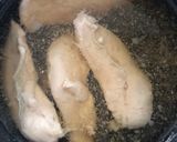 糖質制限★ささみと豆苗の梅肉和え作り方1写真