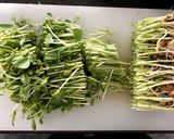 糖質制限★ささみと豆苗の梅肉和え作り方2写真