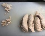 糖質制限★ささみと豆苗の梅肉和え作り方5写真