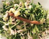糖質制限★ささみと豆苗の梅肉和え作り方7写真