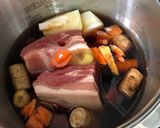 豚と玉ねぎとゴボウ煮 象印 自動圧力鍋作り方4写真