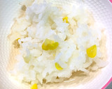 とうもろこしとホタテの炊き込みご飯作り方5写真