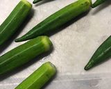 オクラ大葉巻き天作り方2写真