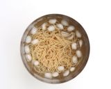 夏バテ予防☆梅しそプロテイン冷製パスタ作り方5写真