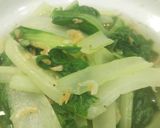 白だしでしゃくし菜(雪白体菜)のおひたし作り方7写真