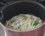 豚バラともやしの豆乳スープ作り方3写真