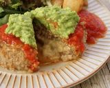 チーズＩＮアボカドハンバーグ作り方6写真