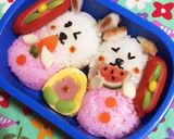 赤ウインナーポケットに詰めて♡鮮やか弁当作り方3写真