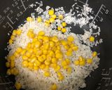 もち麦入り☆炊飯器でずぼらコーンご飯作り方2写真
