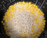 もち麦入り☆炊飯器でずぼらコーンご飯作り方4写真