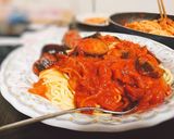 豪快!ナスのトマトソースパスタ作り方5写真